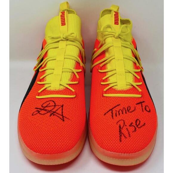 Deandre Ayton Signed Puma Clyde Shoes #1/22 Size 16 main image 4